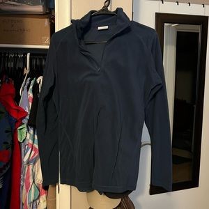 Navy fleece Columbia quarter zip